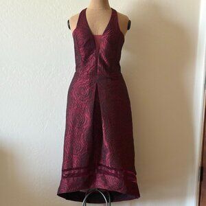 Royal Queen Collection USA Dress. Size 6. Burgundy.